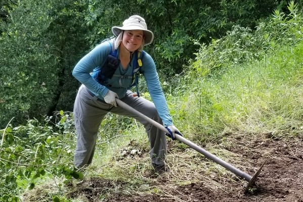 Trail Maintenance at Fernandez ranch by Bicycle Trails Council East Bay.