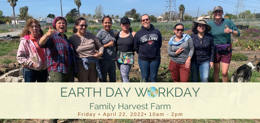 Earth day work day at Family Harvest Farm