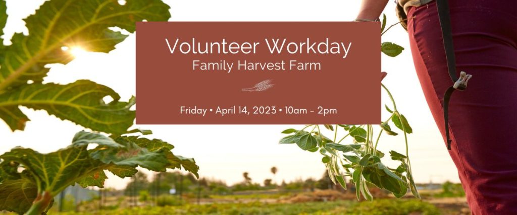 Volunteer Workday at Family Harvest Farm, April 14