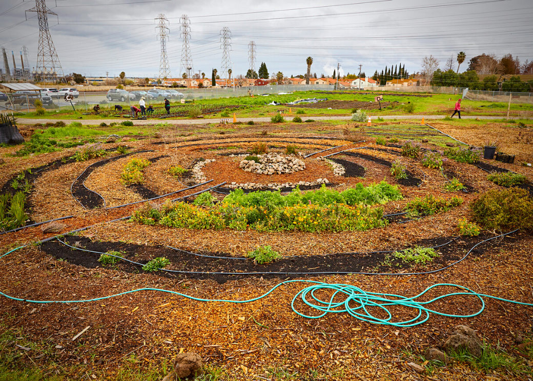 Compost and mulch application at Family Harvest Farm