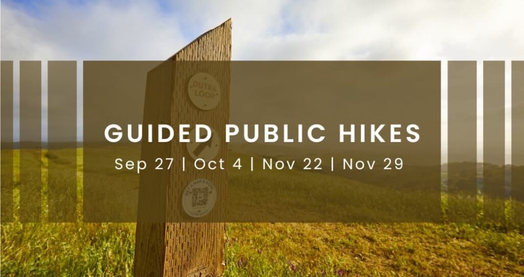 Free guided hikes with John Muir Land Trust