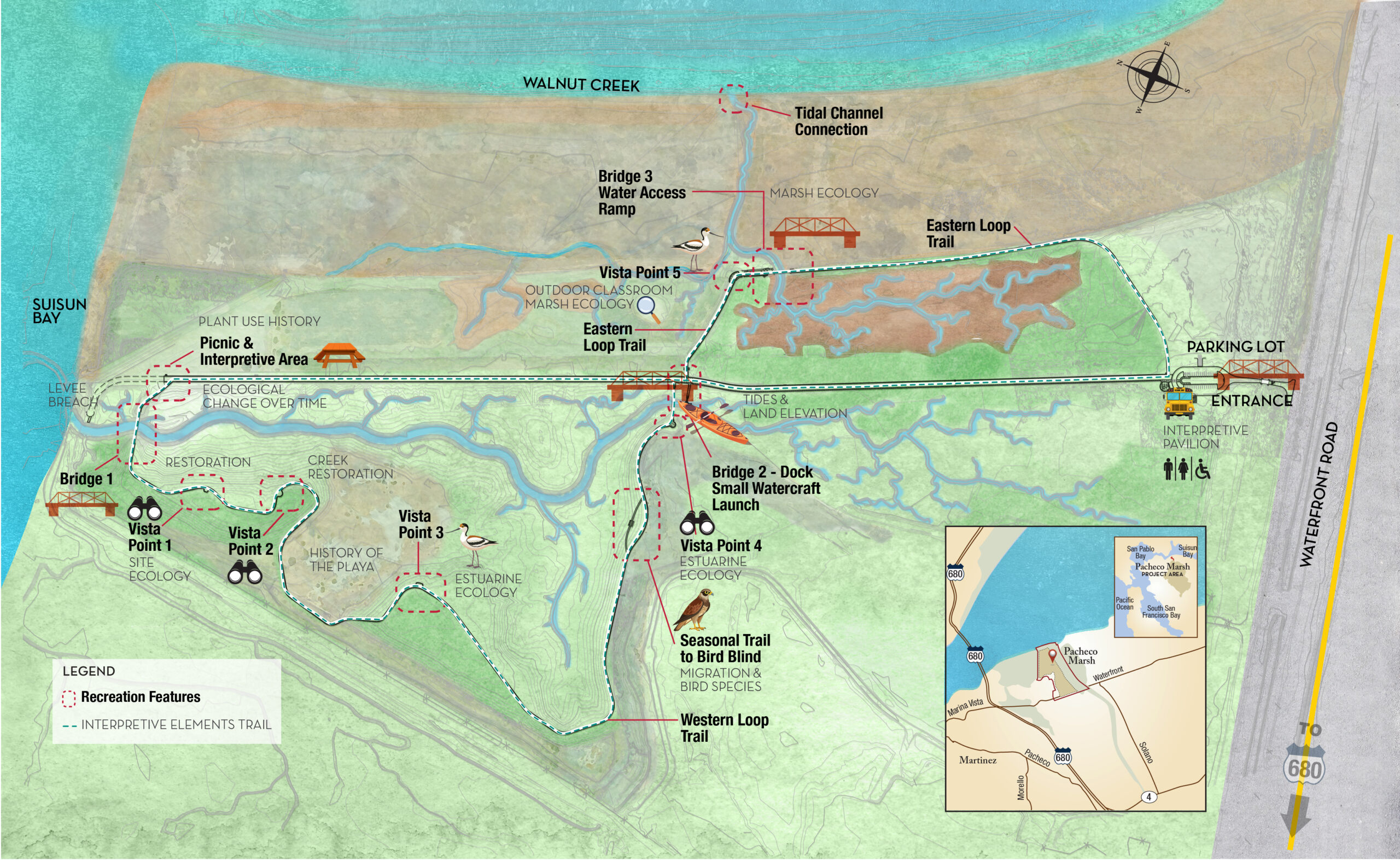 Pacheco Marsh restoration and concept plan