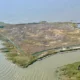 Aerial view of Point Buckler island in Suisan Bay