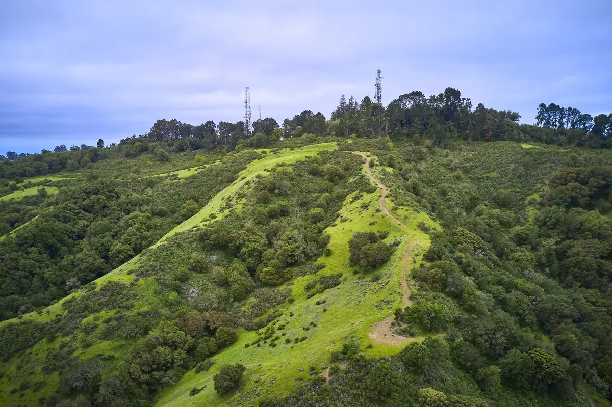 Looking west toward Vollmer Peak